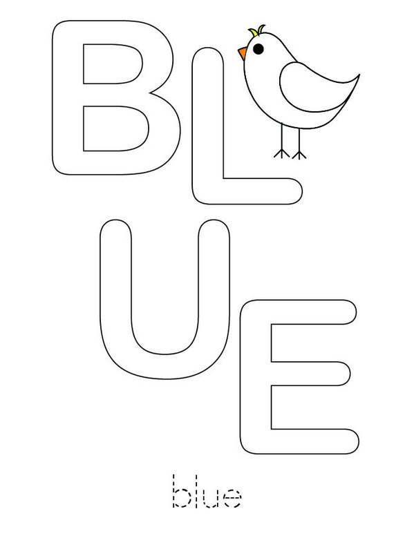 Paint the Color Words Mini Book - Sheet 1