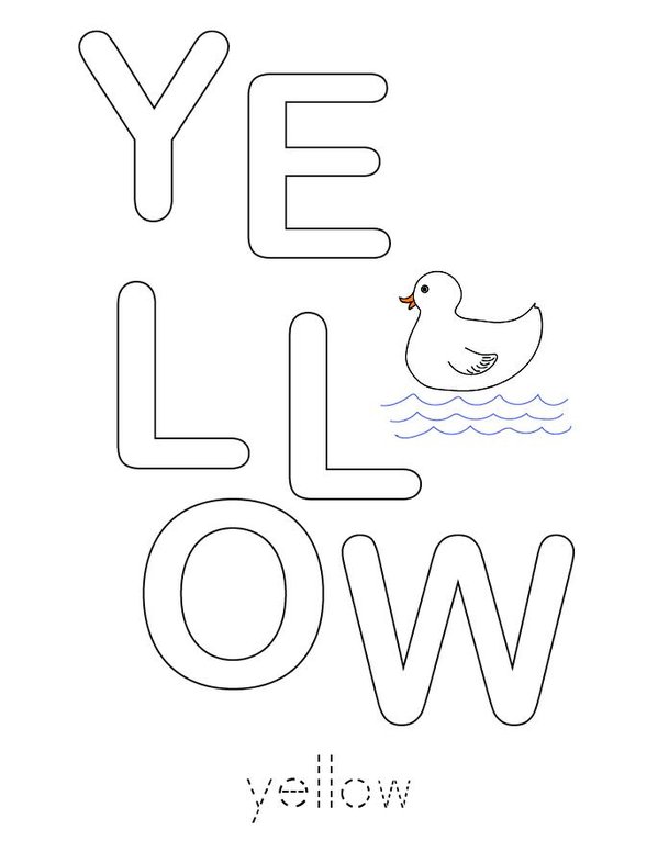 Paint the Color Words Mini Book - Sheet 2