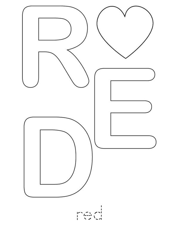 Paint the Color Words Mini Book - Sheet 3