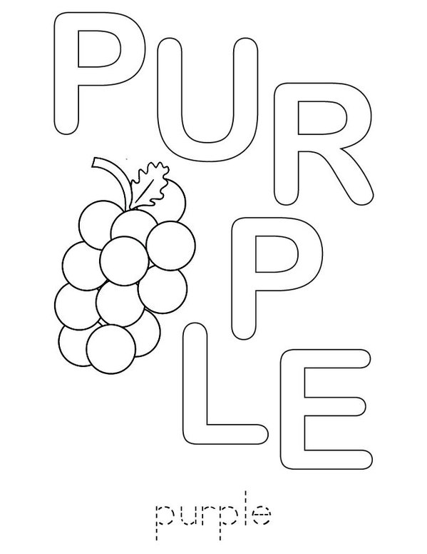 Paint the Color Words Mini Book - Sheet 5