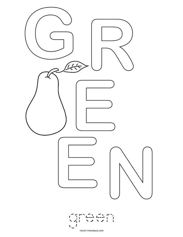 Paint the Color Words Mini Book - Sheet 6