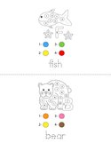 Color by Number Animals Book