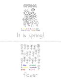 Spring Color By Number Book