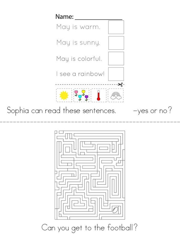 The Digraph oo book  Mini Book - Sheet 3