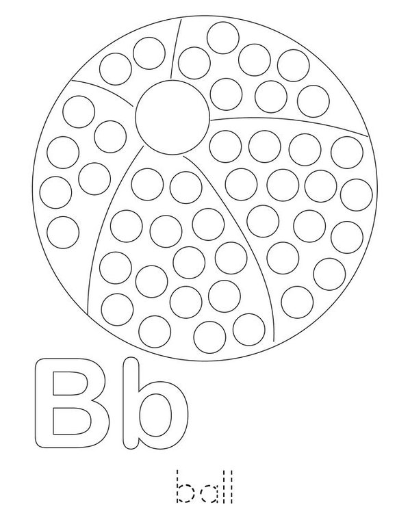 Summer Dot Painting Mini Book - Sheet 3