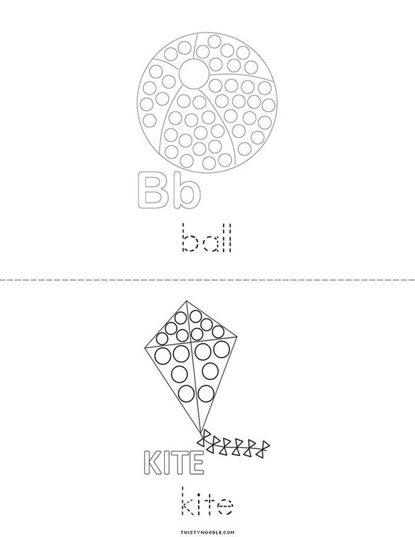Summer Dot Painting Mini Book - Sheet 2