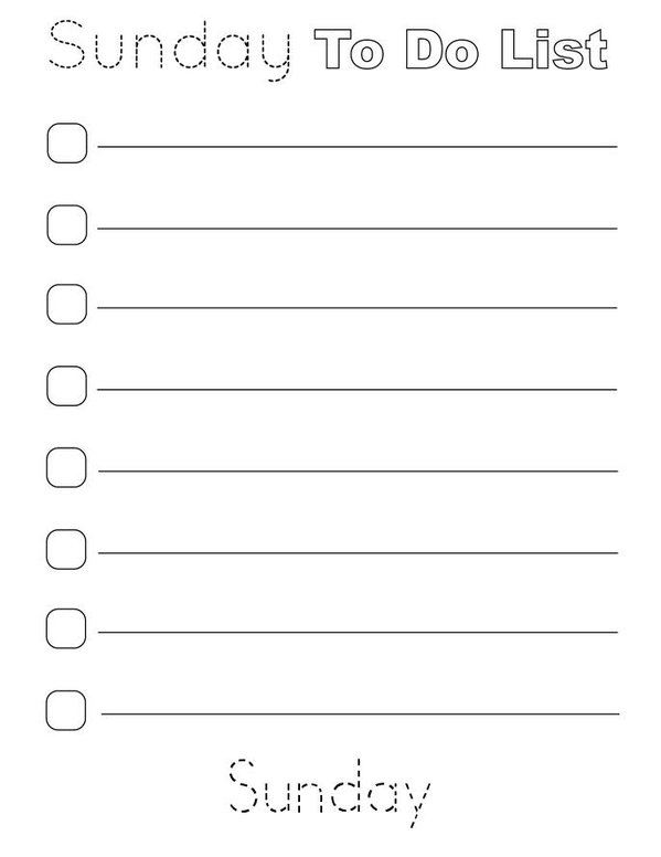 Daily To Do List Mini Book - Sheet 1