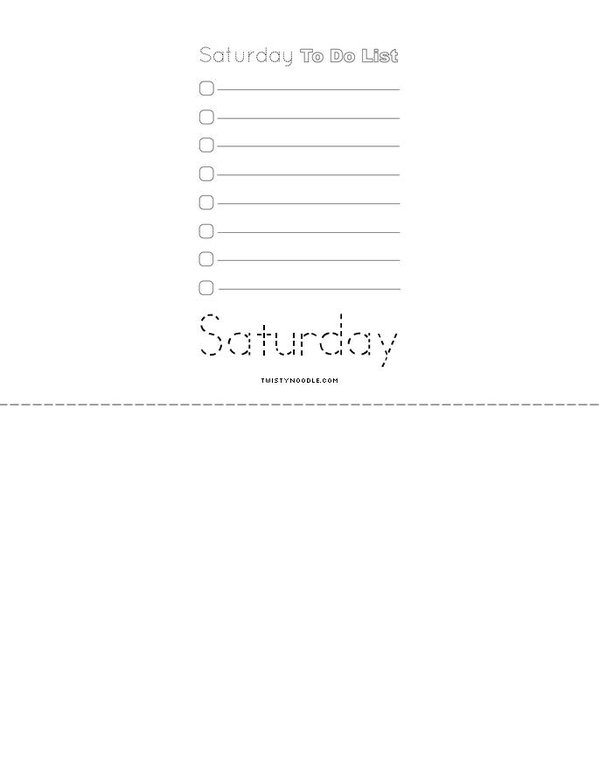 Daily To Do List Mini Book - Sheet 4