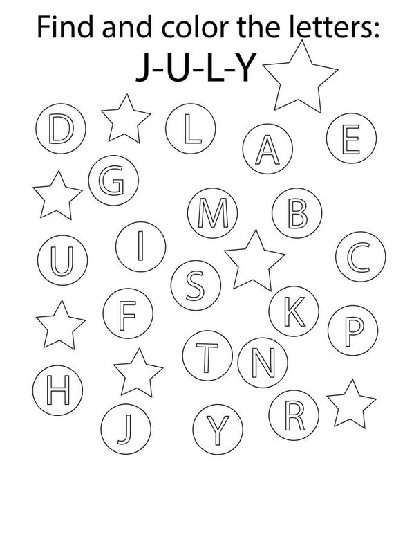 July Activity Mini Book - Sheet 5