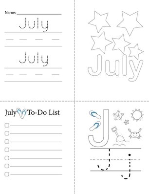 July Activity Book