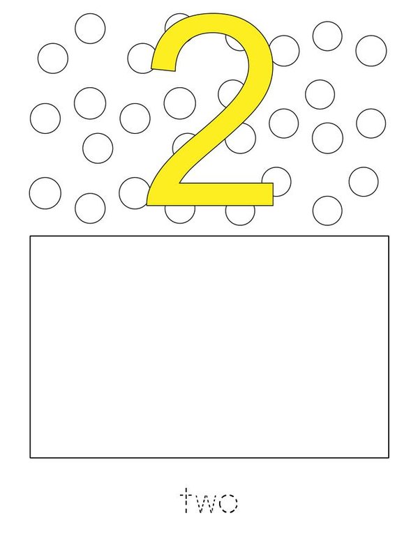 Draw the correct number of dots. Mini Book - Sheet 2