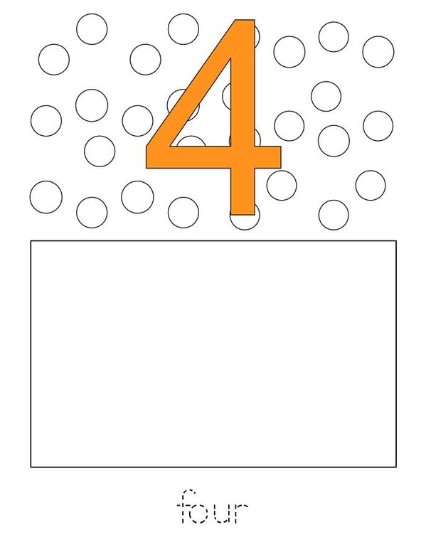 Draw the correct number of dots. Mini Book - Sheet 4