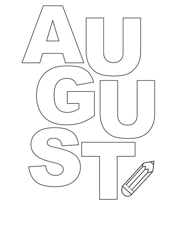 August Activity Book Mini Book - Sheet 2
