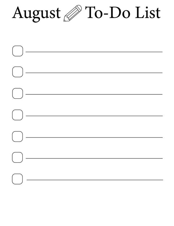 August Activity Book Mini Book - Sheet 3