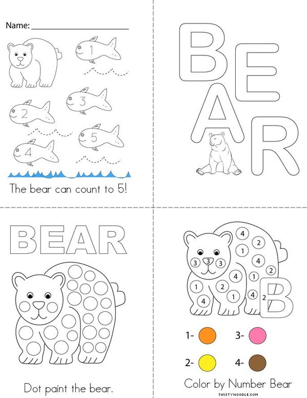 My Bear Mini Book