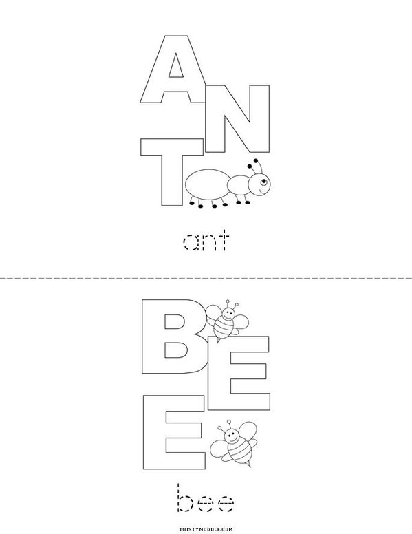 My Animals Mini Book - Sheet 3