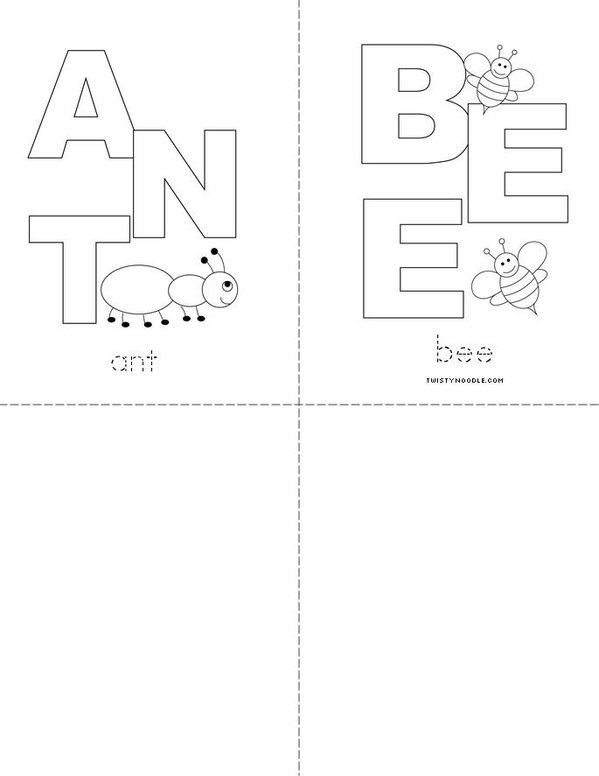 My Animals Mini Book - Sheet 2