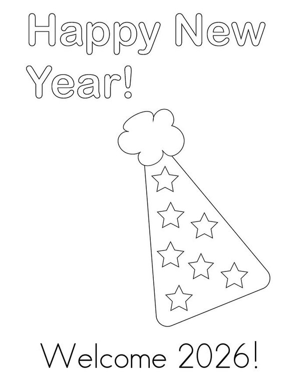 Welcome 2026! Mini Book - Sheet 1