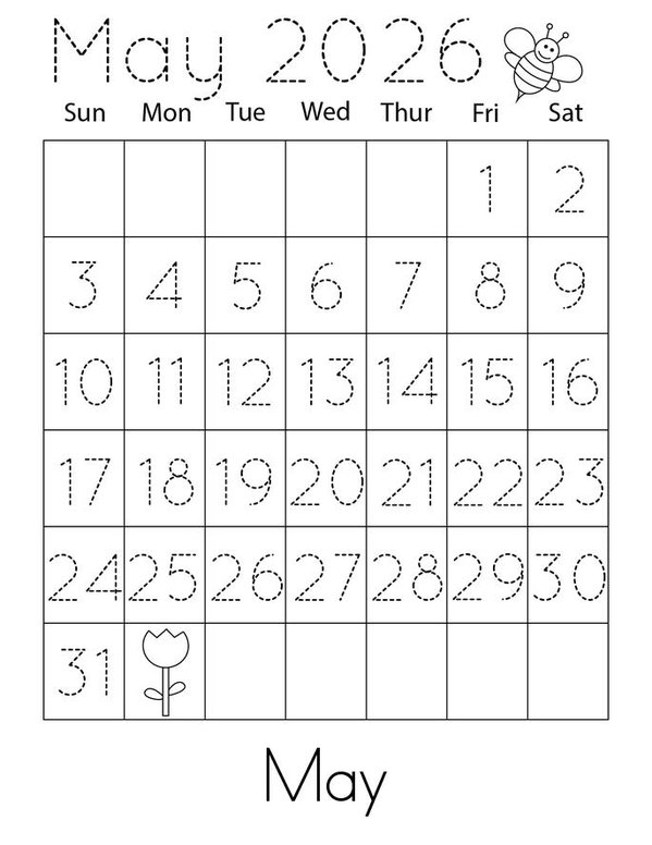 2026 Calendar Mini Book - Sheet 5