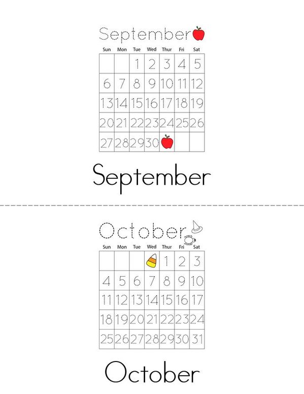2026 Calendar Mini Book - Sheet 5