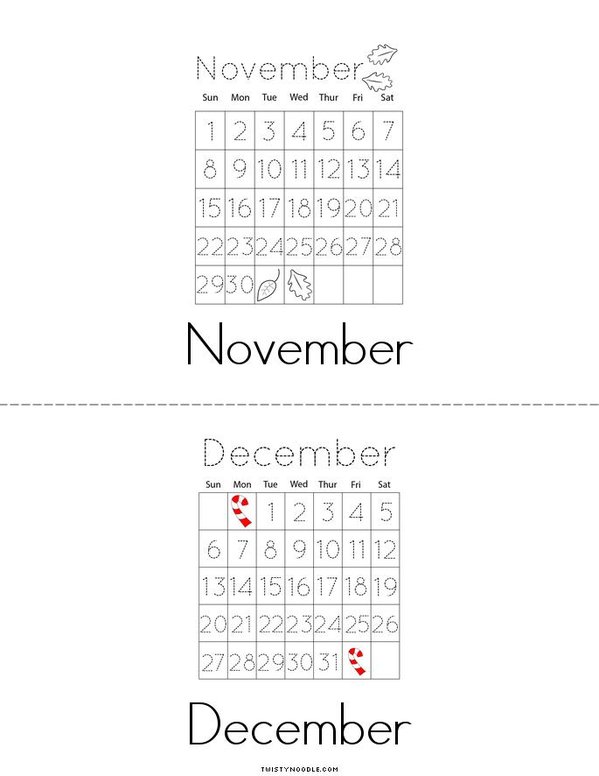 2026 Calendar Mini Book - Sheet 6