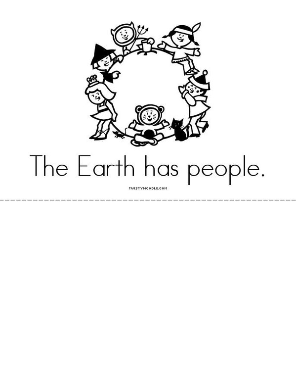 Earth Day Book Mini Book - Sheet 3