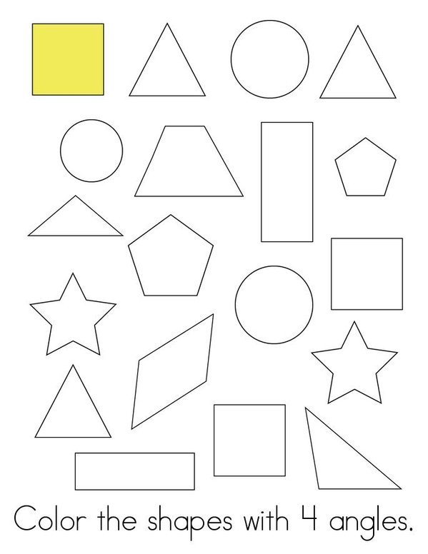 Counting Angles Mini Book - Sheet 3