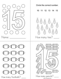 I can count to 15! Book