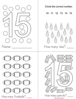 I can count to 15! Book