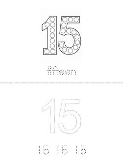 Fifteen Writing Practice Book