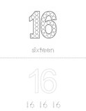 Sixteen Writing Practice Book