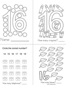 I can count to 16! Book