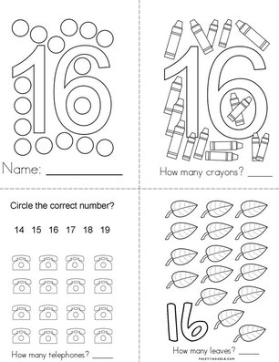 I can count to 16! Book