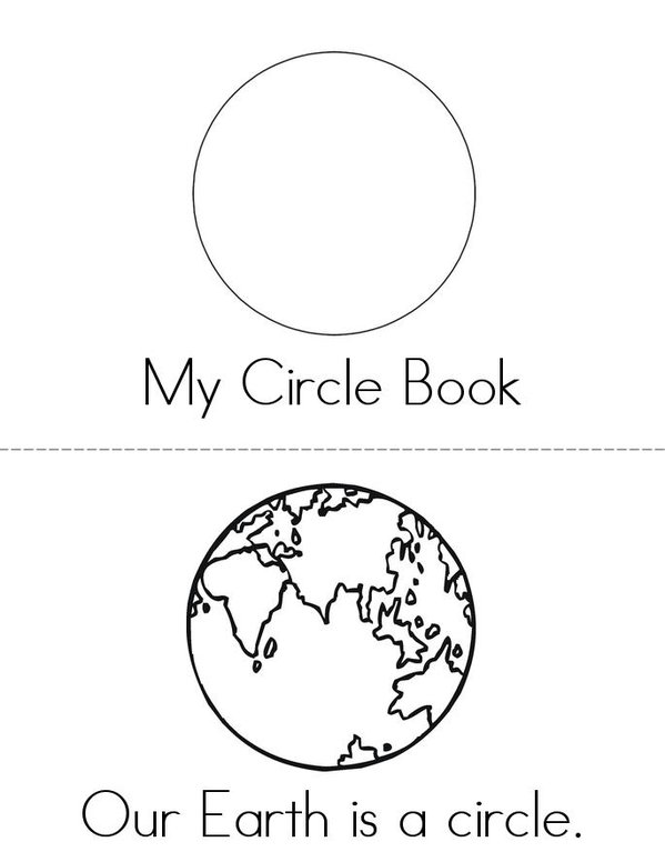 Circle Mini Book - Sheet 1