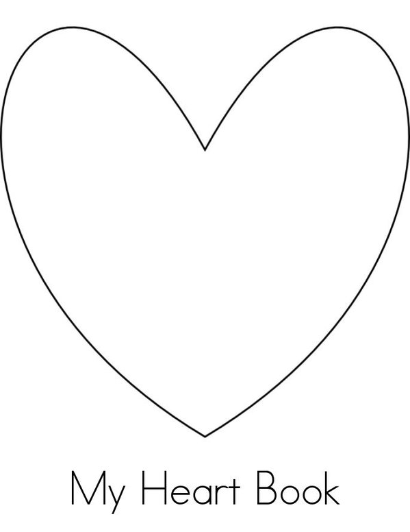 Heart Mini Book - Sheet 1