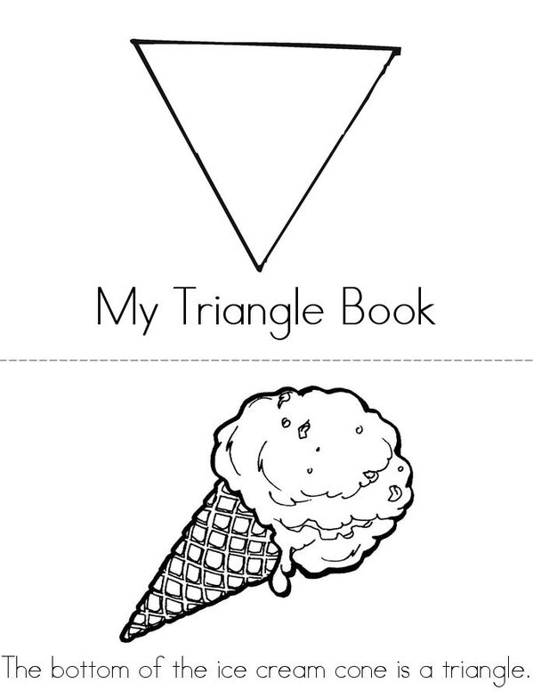 Triangle Mini Book - Sheet 1