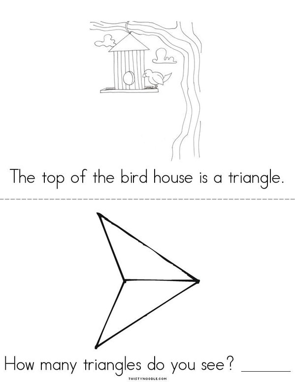 Triangle Mini Book - Sheet 2