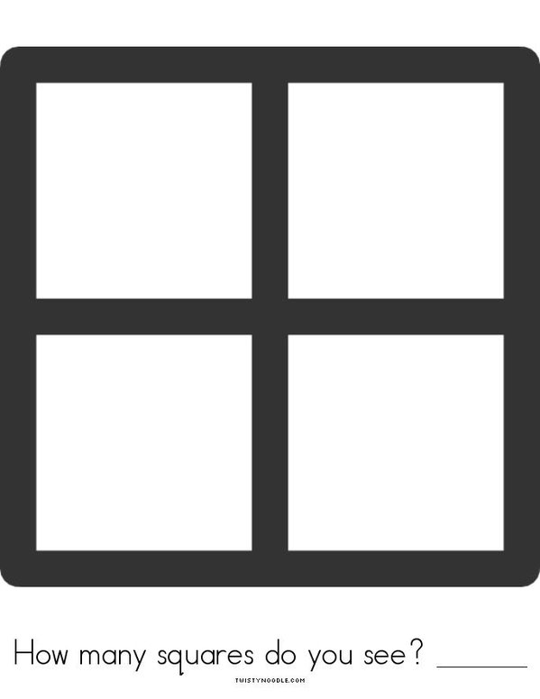Square Mini Book - Sheet 4