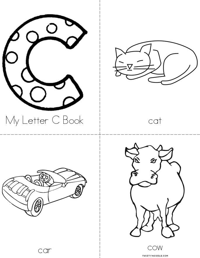 My Letter C Book Twisty Noodle