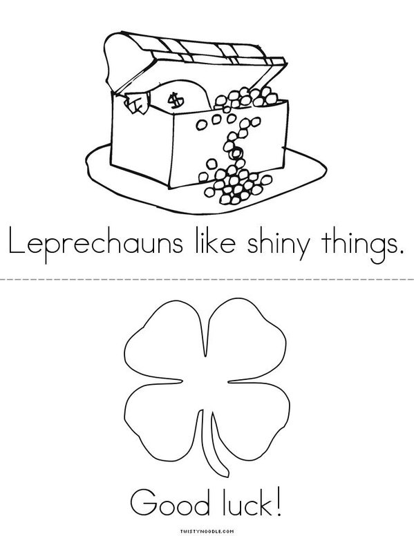 How to catch a Leprechaun Mini Book - Sheet 3