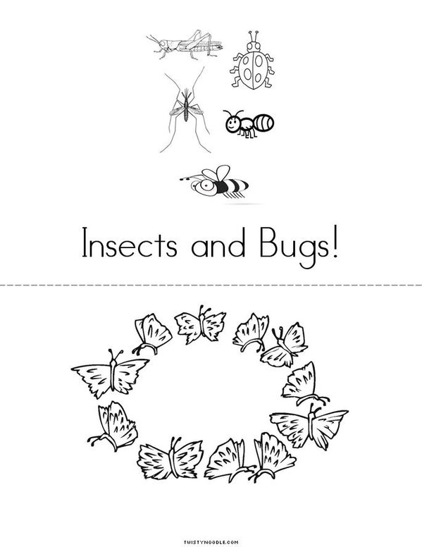 Free Printable Insect Mini Book Free Printable Insect Mini Book