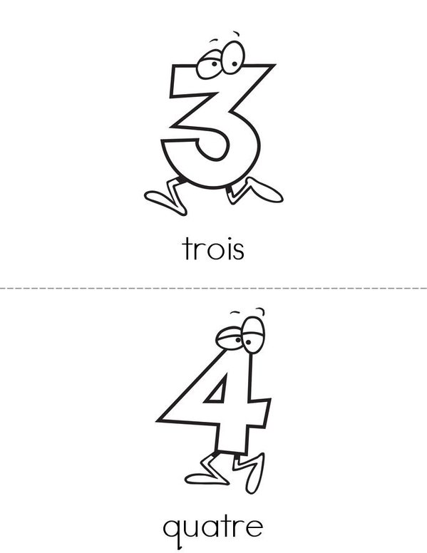 Numbers Mini Book - Sheet 2