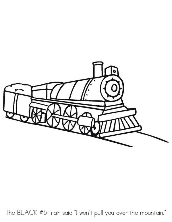 The Little Engine That Could Mini Book - Sheet 4