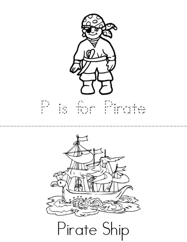 ⚓️Pirates life Mini Book - Sheet 1