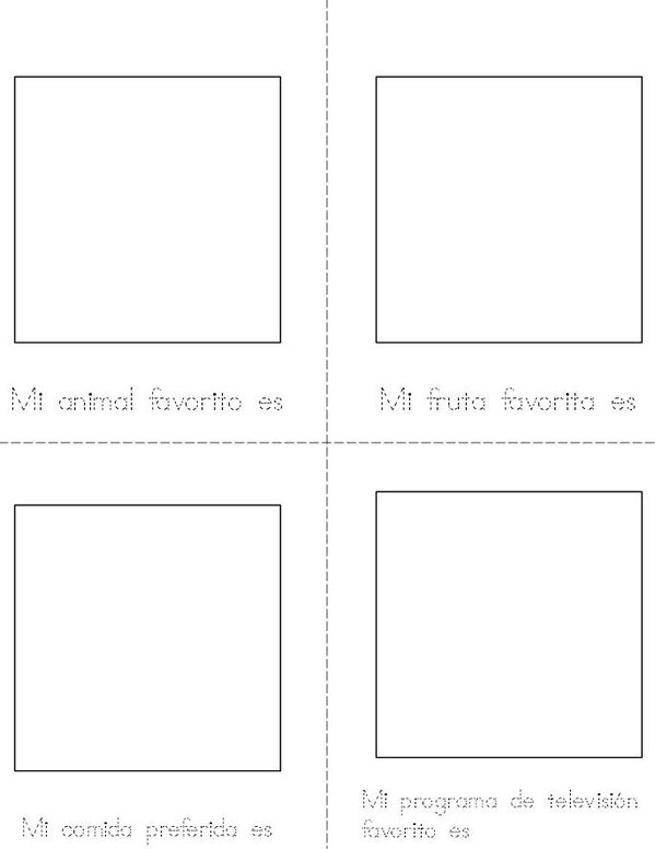 Este soy yo Mini Book - Sheet 1