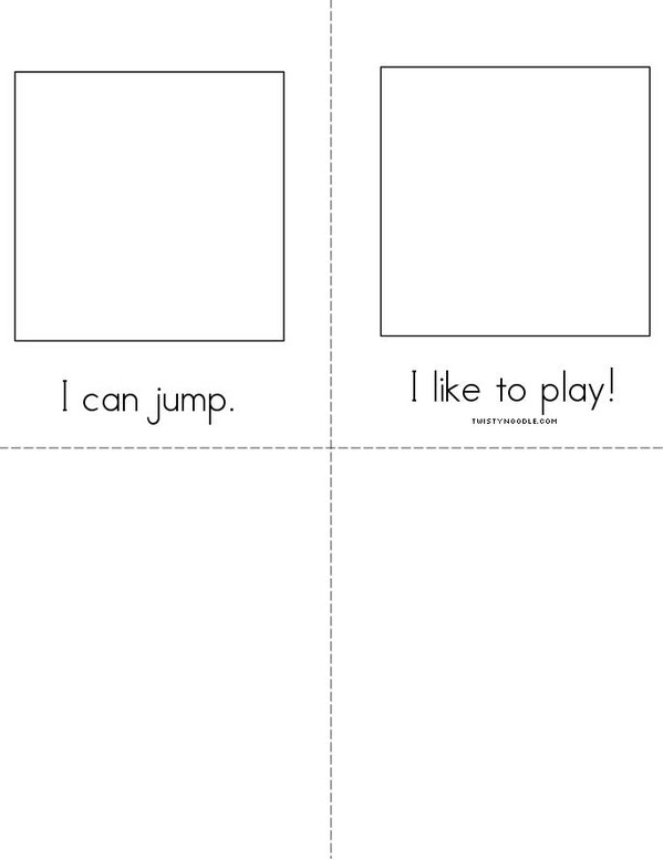 I Can Play Mini Book - Sheet 2