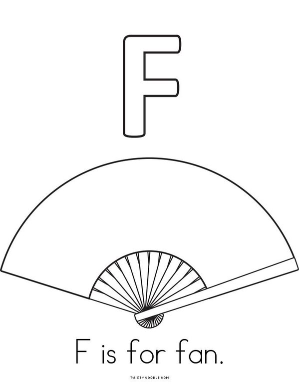 F is for fox Mini Book - Sheet 8