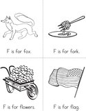 F is for fox Book