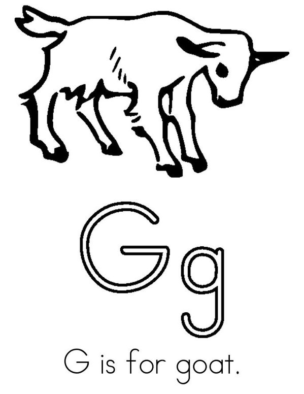 G is for grasshopper Mini Book - Sheet 4