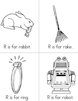 R is for rabbit Book